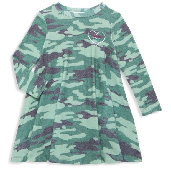 Sol Angeles Girl's Camo Hacci Dress - Picture 1 of 7